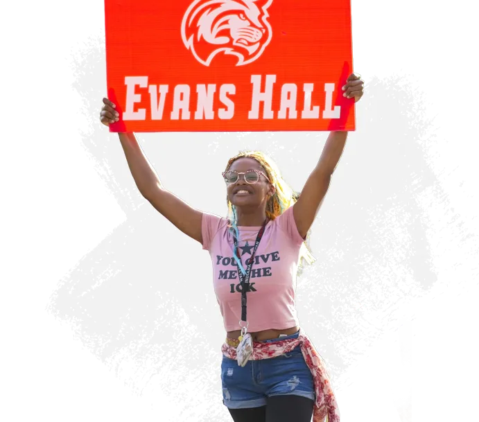 Evans Hall Student