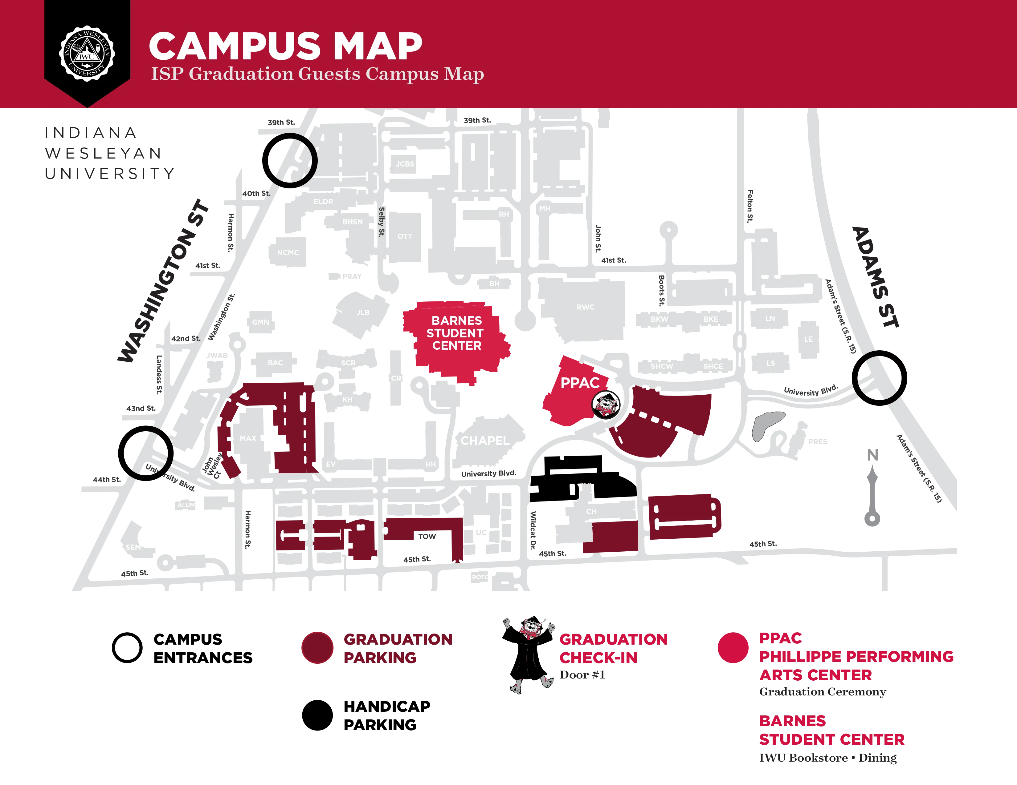 Commencement Map
