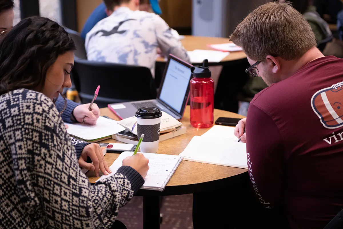 Indiana Wesleyan Students Writing