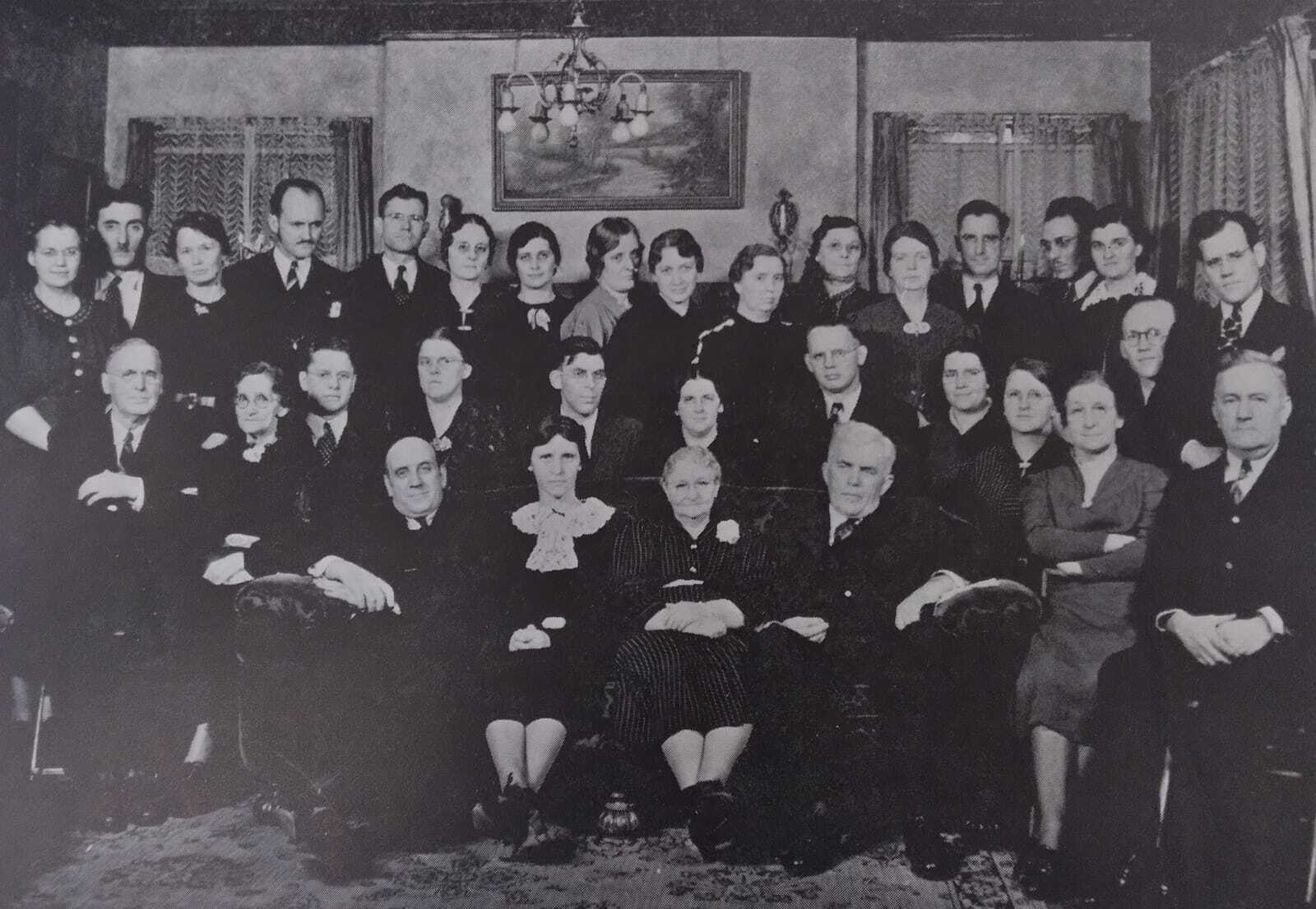 Funeral attendees