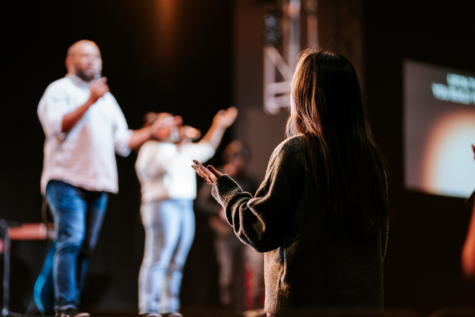 Church worship service