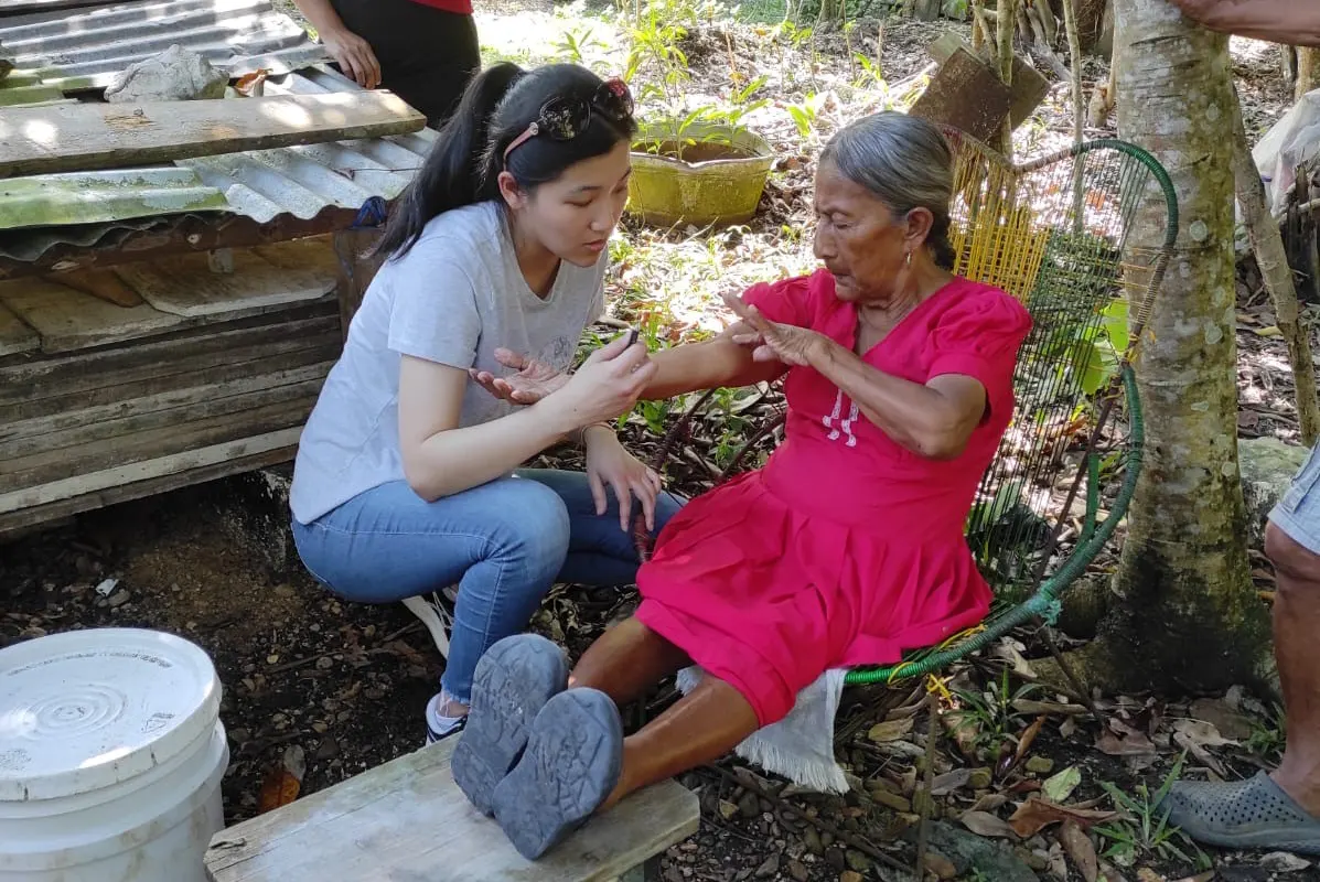 OTD Students in Belize with Patient